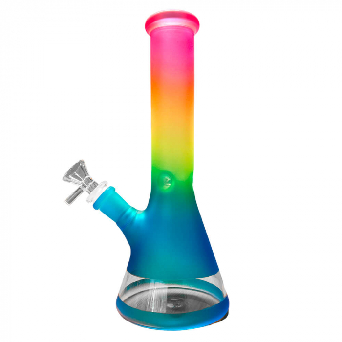 Bong sticla, Black Sheep, Rainbow Gradient Albastru, 25cm [2]