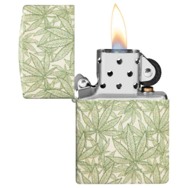 Bricheta originala Zippo, Cannabis Design Matte Color [2]
