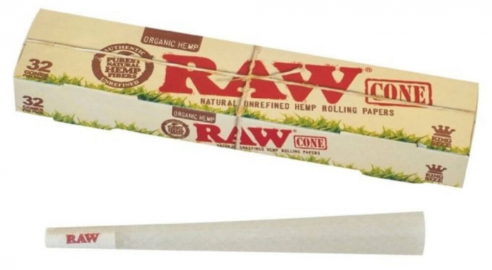 Conuri din canepa pre-rulate RAW, King Size Organic x32 [2]