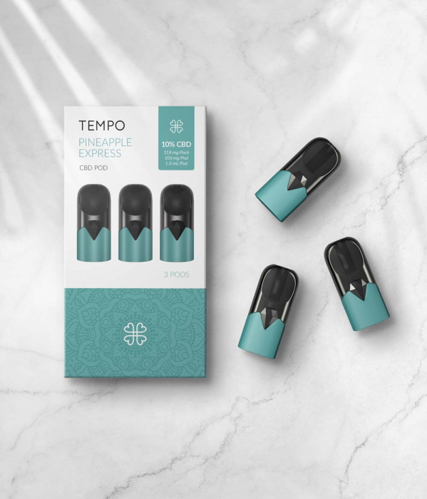 E-Lichid CBD 10%, Tempo, Pineapple Express x3 [2]
