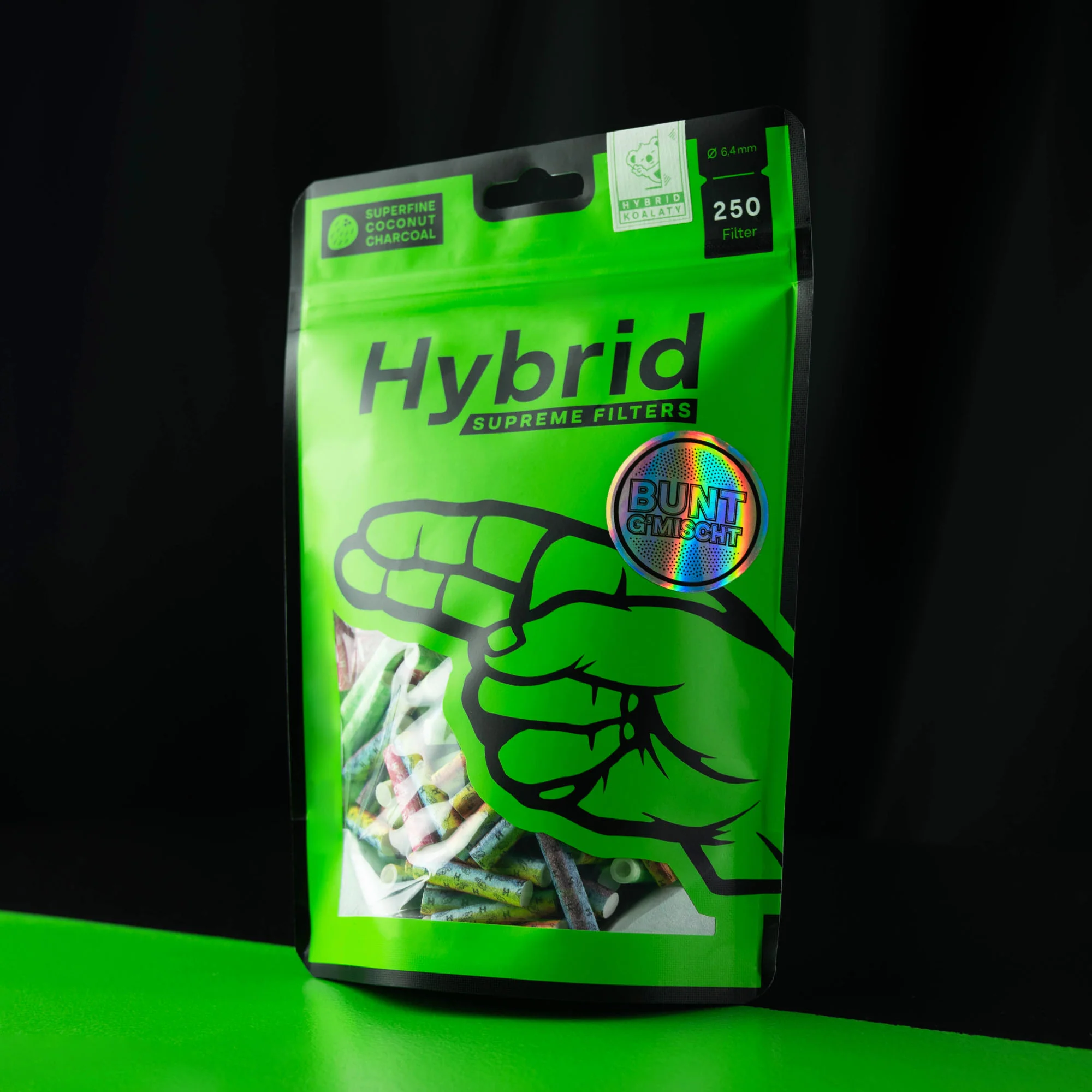 Filtre Hybrid Filters, Carbon Activ cu celuloza, Bag 250, Mix, 6.4mm [3]
