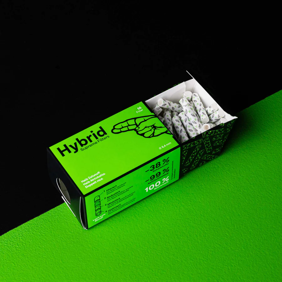 Filtre Hybrid Filters, Carbon Activ cu celuloza, Box 55, 6.4mm [2]