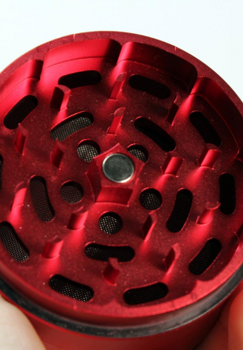 Grinder metalic After Grow Solinder, Albastru, 4 parti, Ø62mm [3]