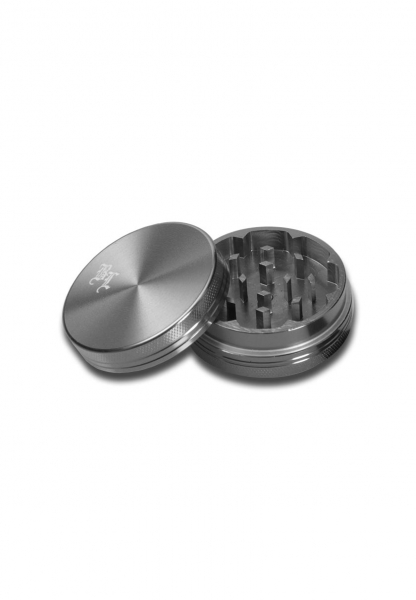 Grinder metalic 'Black Leaf', Al Titan, 2 Parti, Ø40mm [2]