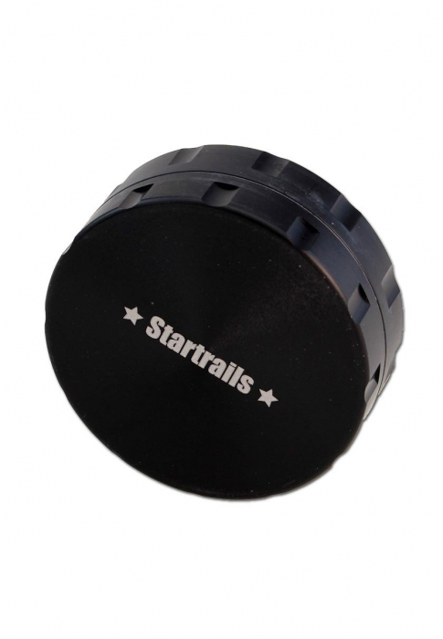 Grinder metalic 'Black Leaf' Startrails, 2 Parti, Argintiu, Ø62mm [3]