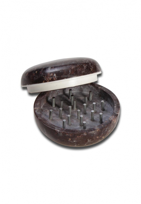 Grinder din Piatra, Oval, 2 parti, Ø45mm [3]