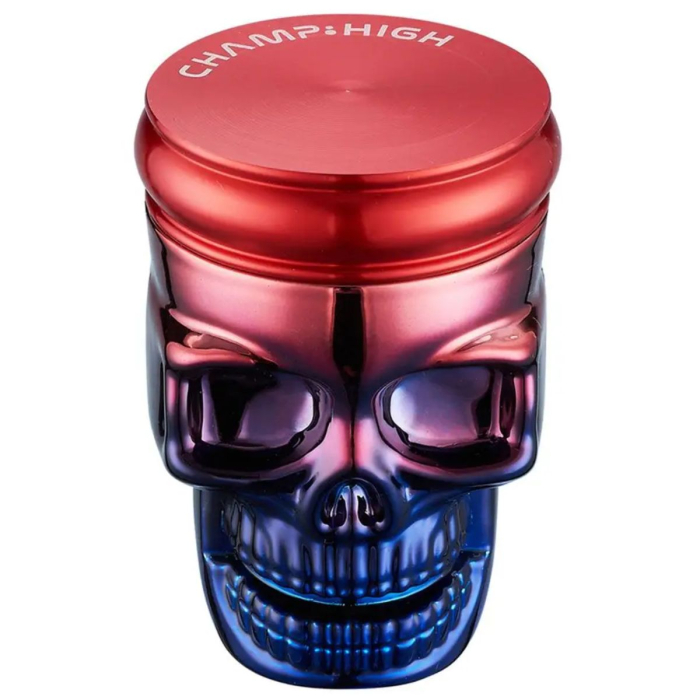 Grinder metalic, Champ-High, Skull Head, 3 Parti, Ø42mm [4]