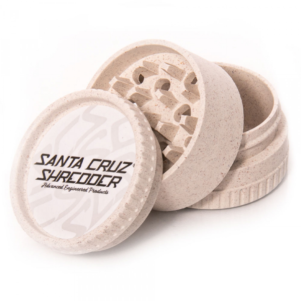 Grinder 'Santa Cruz' din Canepa, Alb, 3 Parti, Ø55mm [2]