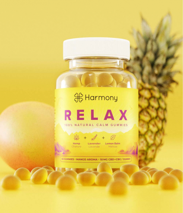 Jeleuri CBD+CBG, Harmony, Relax Gummies, 600mg [3]