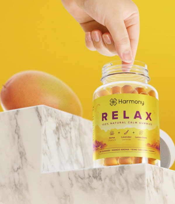 Jeleuri CBD+CBG, Harmony, Relax Gummies, 600mg [2]
