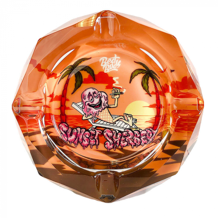 Scrumiera Best Buds, Sticla, Sunset Sherbet [2]