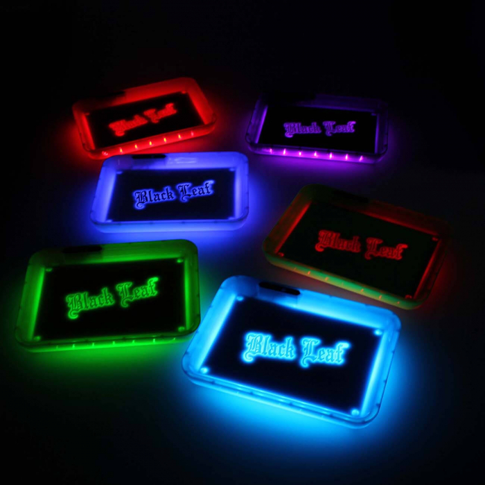 Tava de rulat 'Black Leaf', LED, Mov [2]