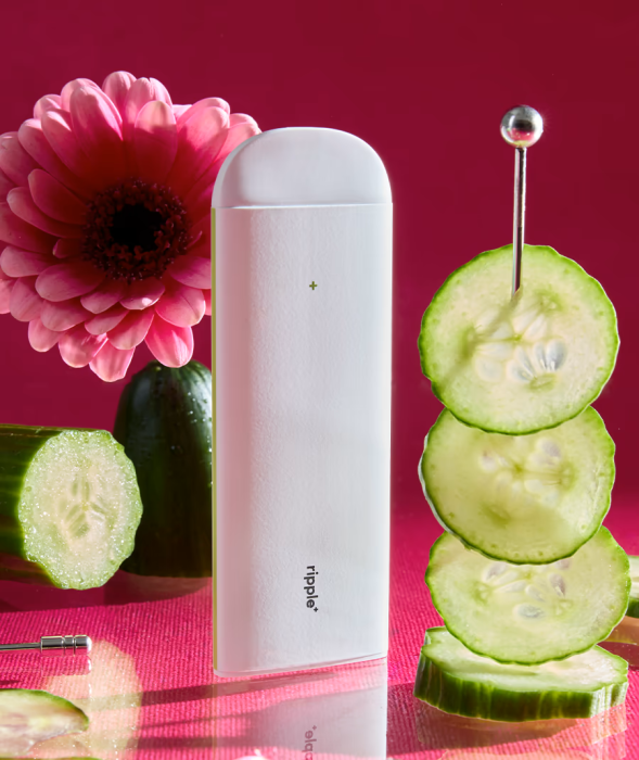 Tigara electronica, Ripple+, DETOX, Castravete, fara nicotina, 1000 pufuri [5]