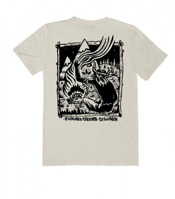 Tricou THTC Back to the Real - Canepa/Bumbac - Natural [2]