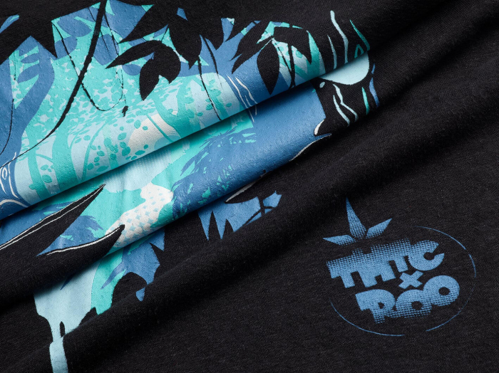 Tricou THTC Deep Forest - Canepa/Bumbac - Negru [3]