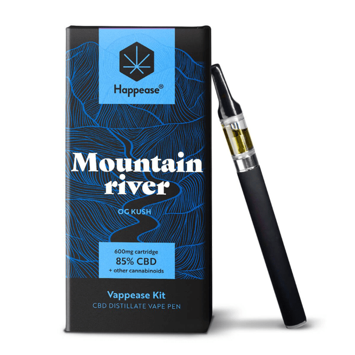 Vaporizator CBD 85%, HAPPEASE, OG Kush [1]