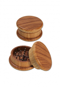 Grindere tutun si ierburi - Grinder 'Cannamix' din Frasin, 2 Parti, Ø52mm