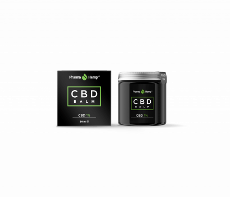 Cosmetice CBD - Balsam CBD 1%, 300mg, Full Spectrum, PharmaHemp, 30ml