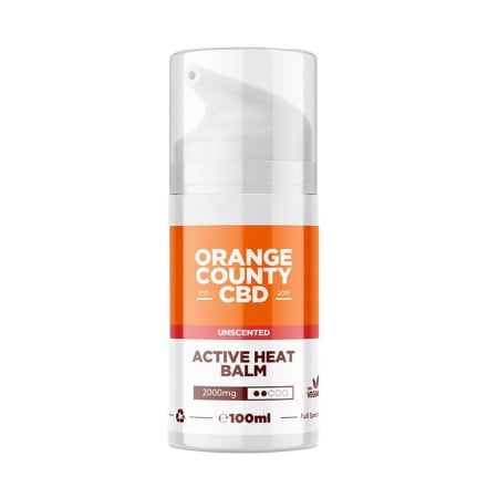 Cosmetice CBD - Balsam CBD, 2000mg, Orange County CBD, Active Heat Balm, 100ml
