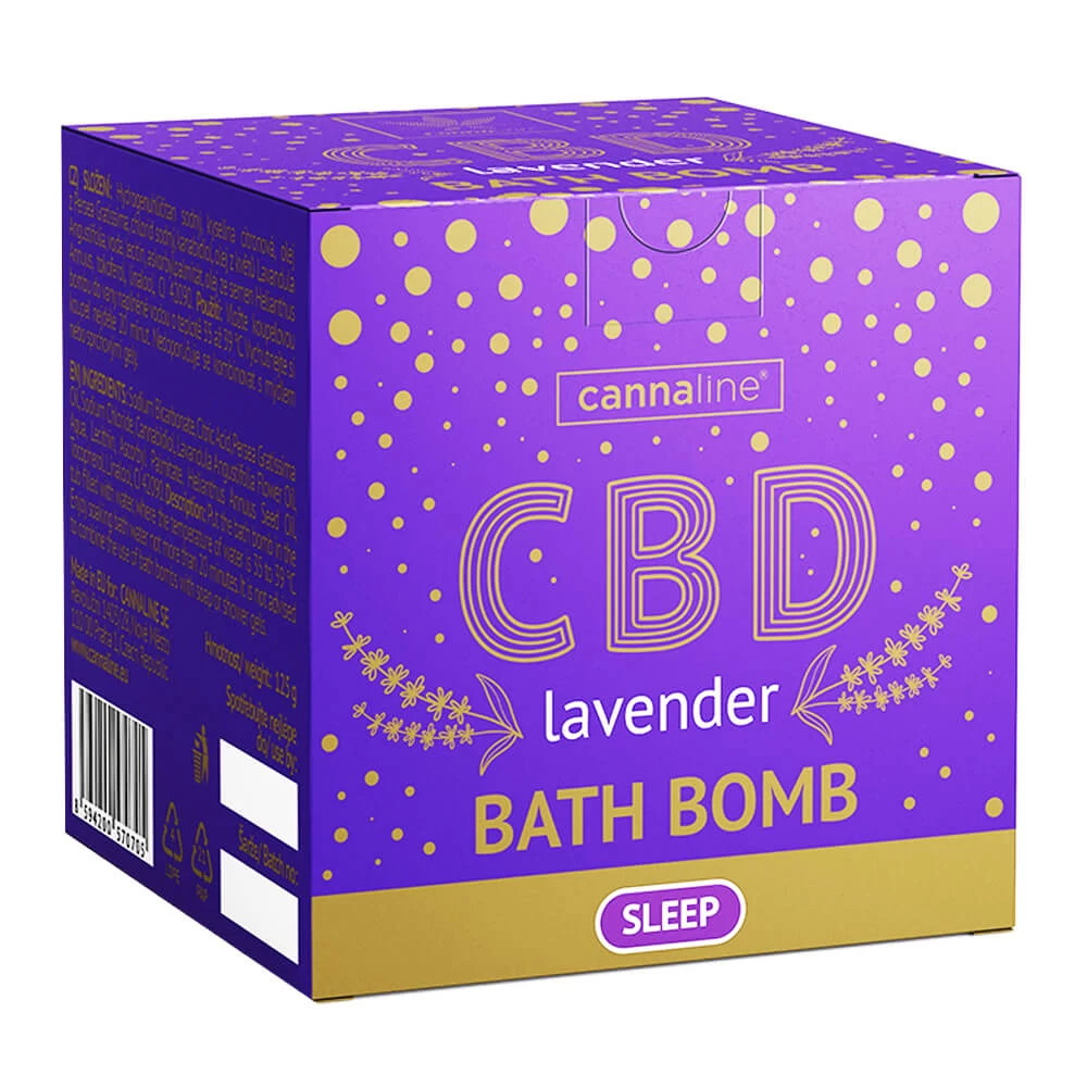 Cosmetice CBD - Bila Efervescenta CBD, Cannaline, Sleep