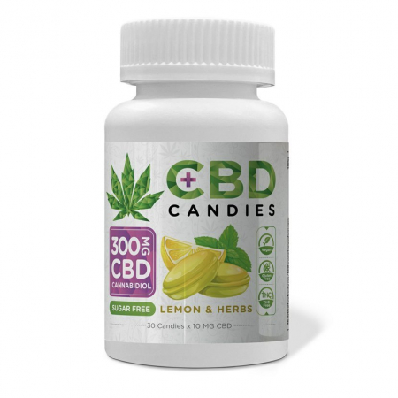 Bomboane & Gume - Bomboane CBD, Euphoria, 300mg, Lamaie si Ierburi