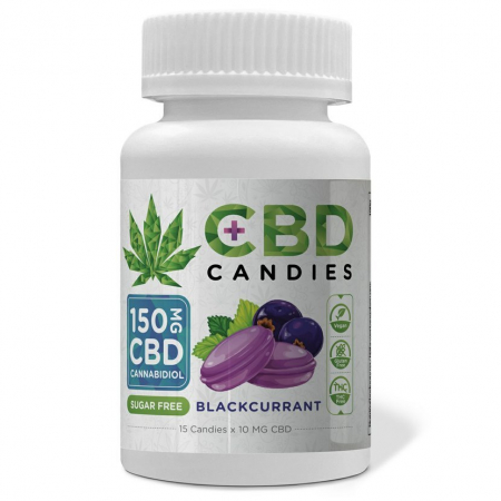 Bomboane & Gume - Bomboane CBD, Euphoria, 150mg, Coacaze