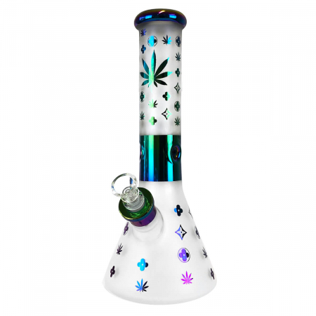 Bonguri - Bong sticla, Black Sheep, Weed Vuitton Classy Glass Bong Rainbow, 32cm