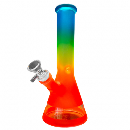 Bonguri - Bong sticla, Black Sheep, Rainbow Gradient Portocaliu, 25cm