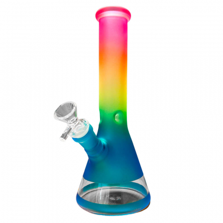 Bonguri - Bong sticla, Black Sheep, Rainbow Gradient Albastru, 25cm