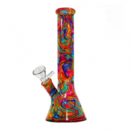 Bonguri - Bong sticla, Black Sheep, Abstract Colors, 26cm