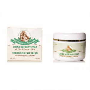 Sanatate si frumusete - Crema de fata cu ulei de canepa si masline, Organic, 50ml