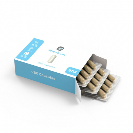 Ulei de canabis - Capsule CBD, PhenoGel, 30 buc