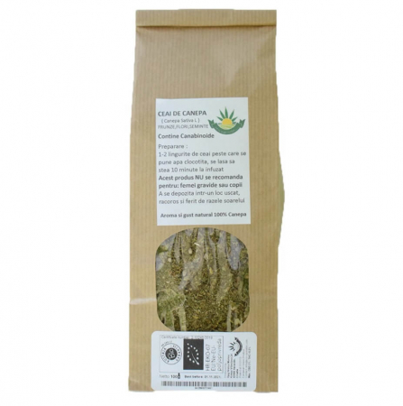 Ceai de Canepa CBD 3%, ECO, 100gr [1]