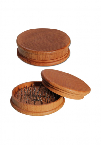Grindere tutun si ierburi - Grinder 'Cannamix' din Fag, 2 Parti, Ø93mm
