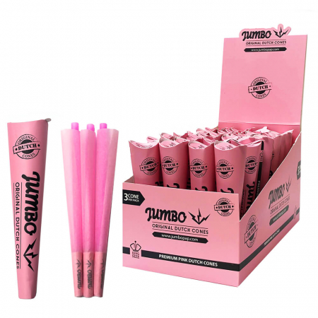Conuri pre-rulate Jumbo, King Size, Roz x3 [1]