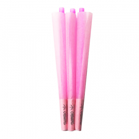 Foite & Filtre - Conuri pre-rulate Jumbo, King Size, Roz x3