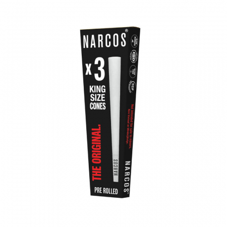 Foite & Filtre - Conuri pre-rulate Narcos, White Edition x3