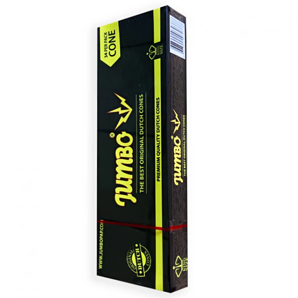 Conuri pre-rulate Jumbo, King Size, Verde x34 [1]