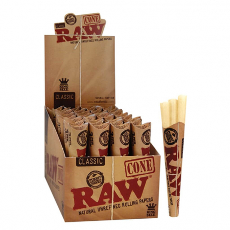 Foite & Filtre - Conuri pre-rulate RAW, King Size Classic x3