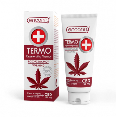 Cosmetice CBD - Crema CBD 150mg, Encann, TERMO, Warming, 150ml