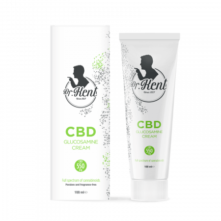 Cosmetice CBD - Crema CBD pentru Masaj, Full Spectrum, Dr. Kent, PharmaHemp, 1100mg, 100ml