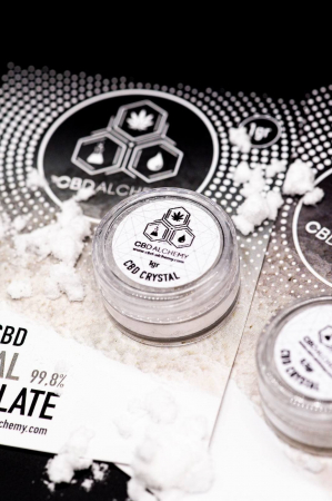 Ulei de canabis - Cristale CBD 99.8%, 1000mg, 1gr, CBD-Alchemy