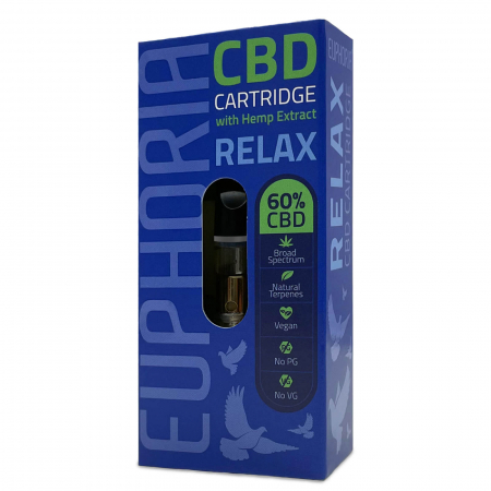 Ulei de canabis - E-Lichid CBD 60%, Relax, 0.5ml