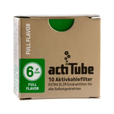 Filtre Carbon - Filtre carbon actiTube, Slim Gold, 6mm, 10 buc