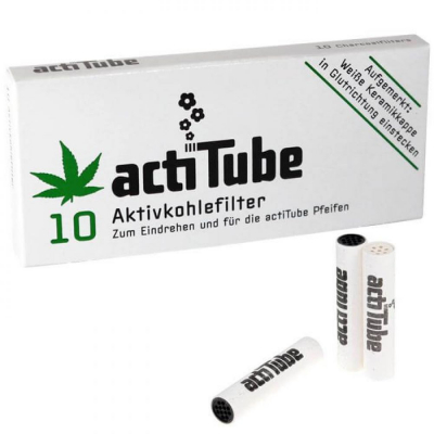 Filtre tigari - Filtre actiTube Carbon Activ 8mm x 10buc