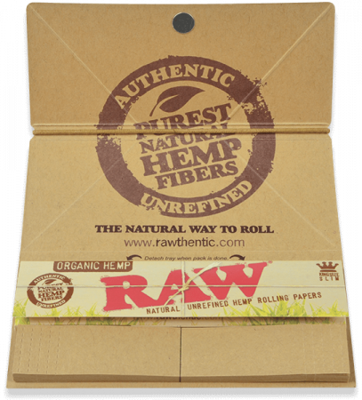 Foite Canepa Organic RAW Artesano King Size Slim cu Filtre si Tava [1]