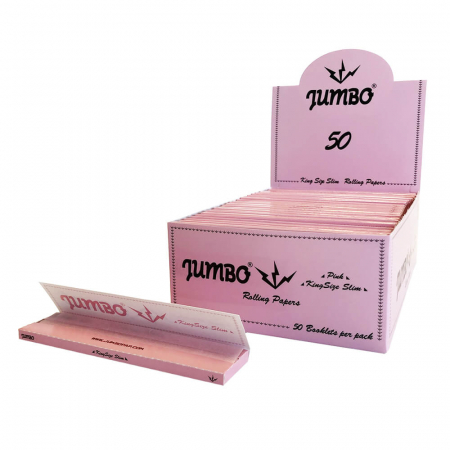 Foite & Filtre - Foite Jumbo, Roz, King Size Slim