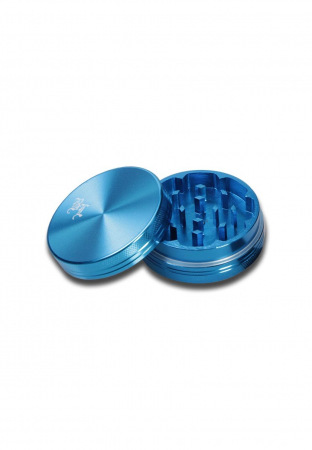 Grinder metalic 'Black Leaf', Al SkyBlue, 2 Parti, Ø40mm [1]