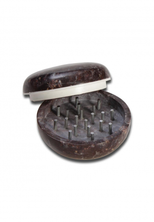 Grinder din Piatra, Oval, 2 parti, Ø45mm [2]