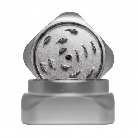 Grindere tutun si ierburi - Grinder metalic Krush Kube 2.0, Steel Grey, 2 Parti, Ø55mm